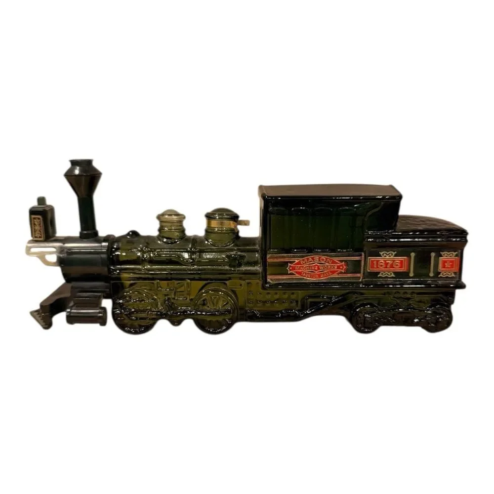 AVON Decanter 1876 CENTENNIAL EXPRESS STEAM ENGINE Wild Country After Shave Full